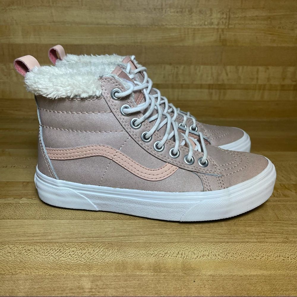 VANS‎ SK8 Hi MTE Metallic Soft Pink VN0A33TXUC7 Women's Size 5.5